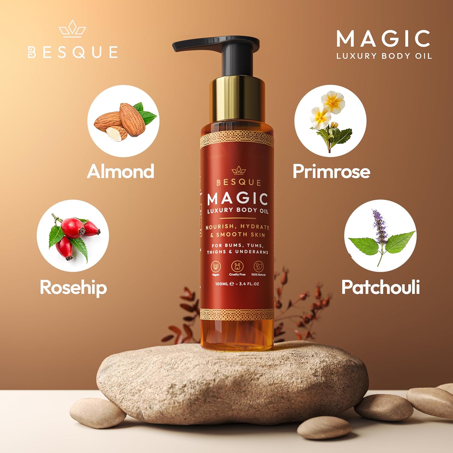 🔥Limited-time discount of 50%🔥Besque Magic Body Oil🌿