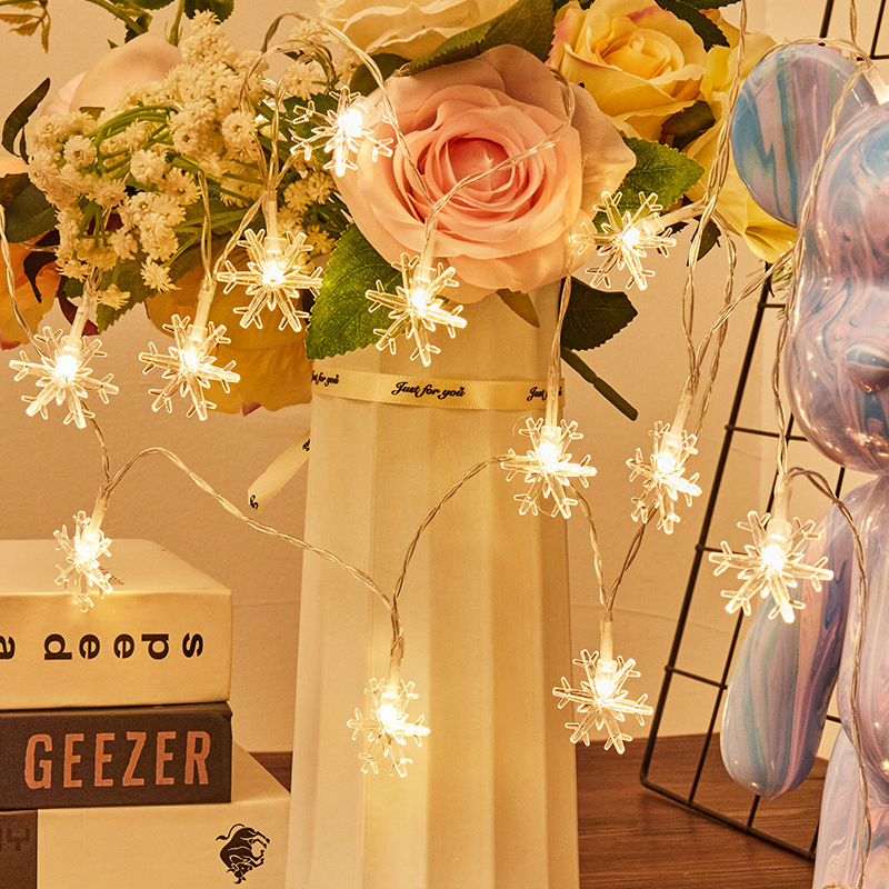 🔥Hot Sale 40 % OFF🔥Snowflake Solar String Lights