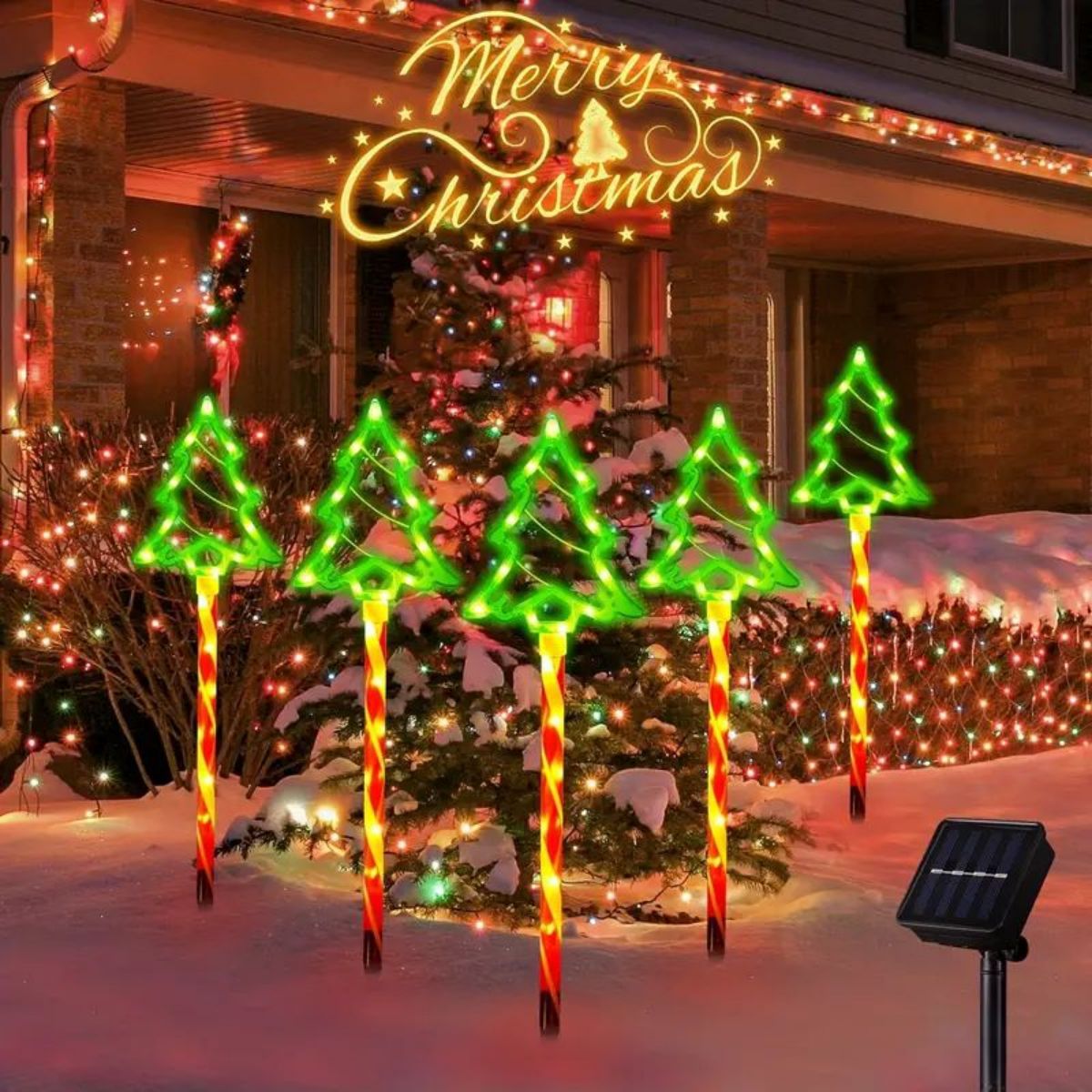🔥Hot Sale 40 % OFF🔥LED Solar Christmas Tree Lights🌲