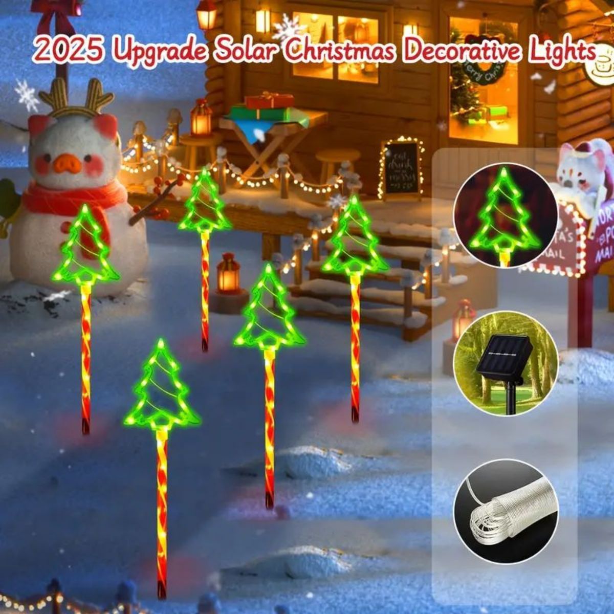 🔥Hot Sale 40 % OFF🔥LED Solar Christmas Tree Lights🌲