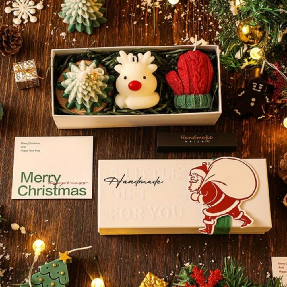 Hot Sale 49% OFF🦌Christmas three-piece scented candle gift set🎅