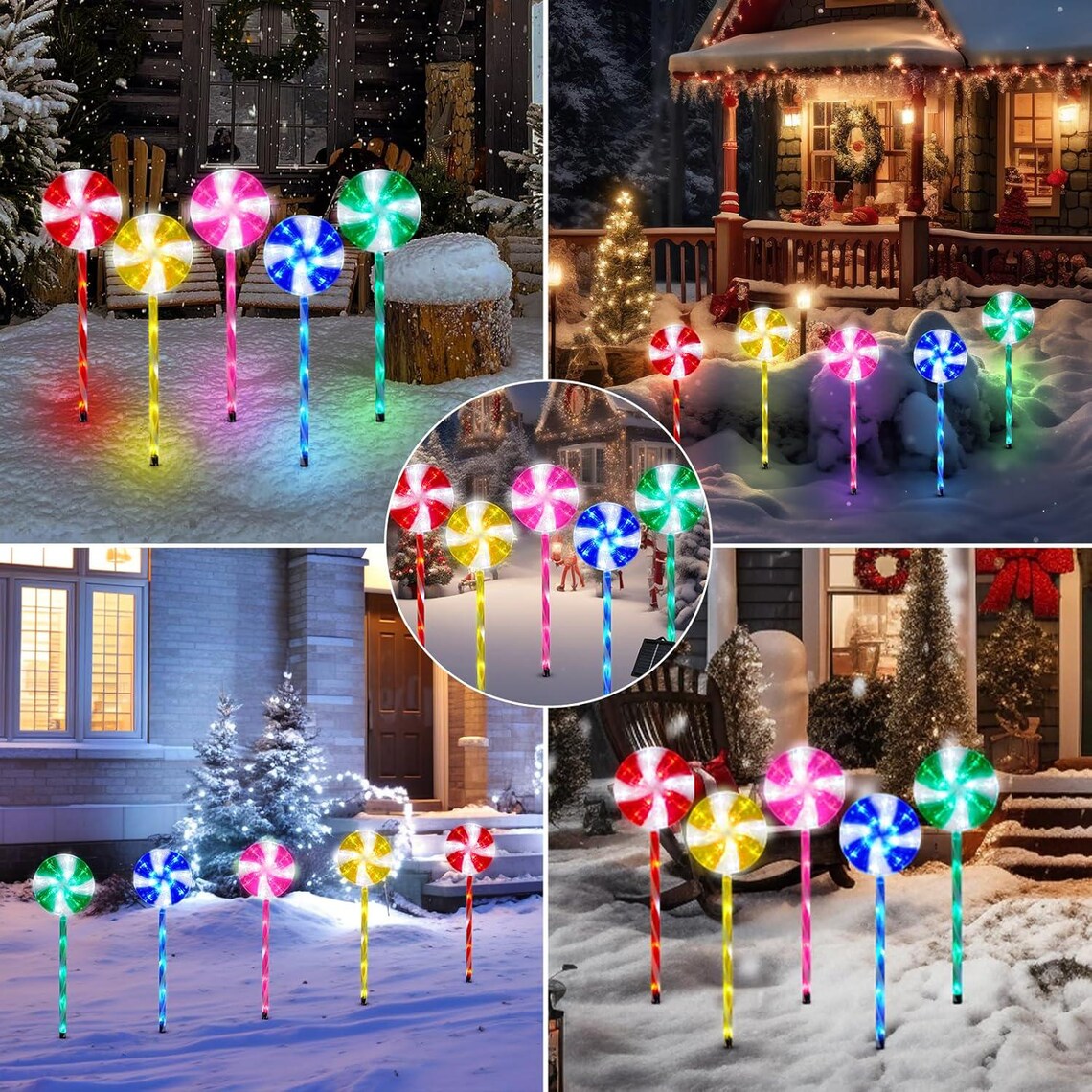 🔥Hot Sale 40 % OFF🔥Lollipops Christmas Solar Lights