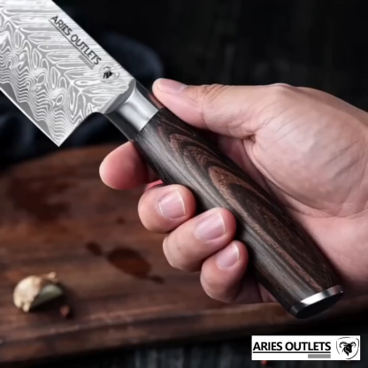 Aries Outlets Japanese Damascus Steel Knife Set (3 Pieces)