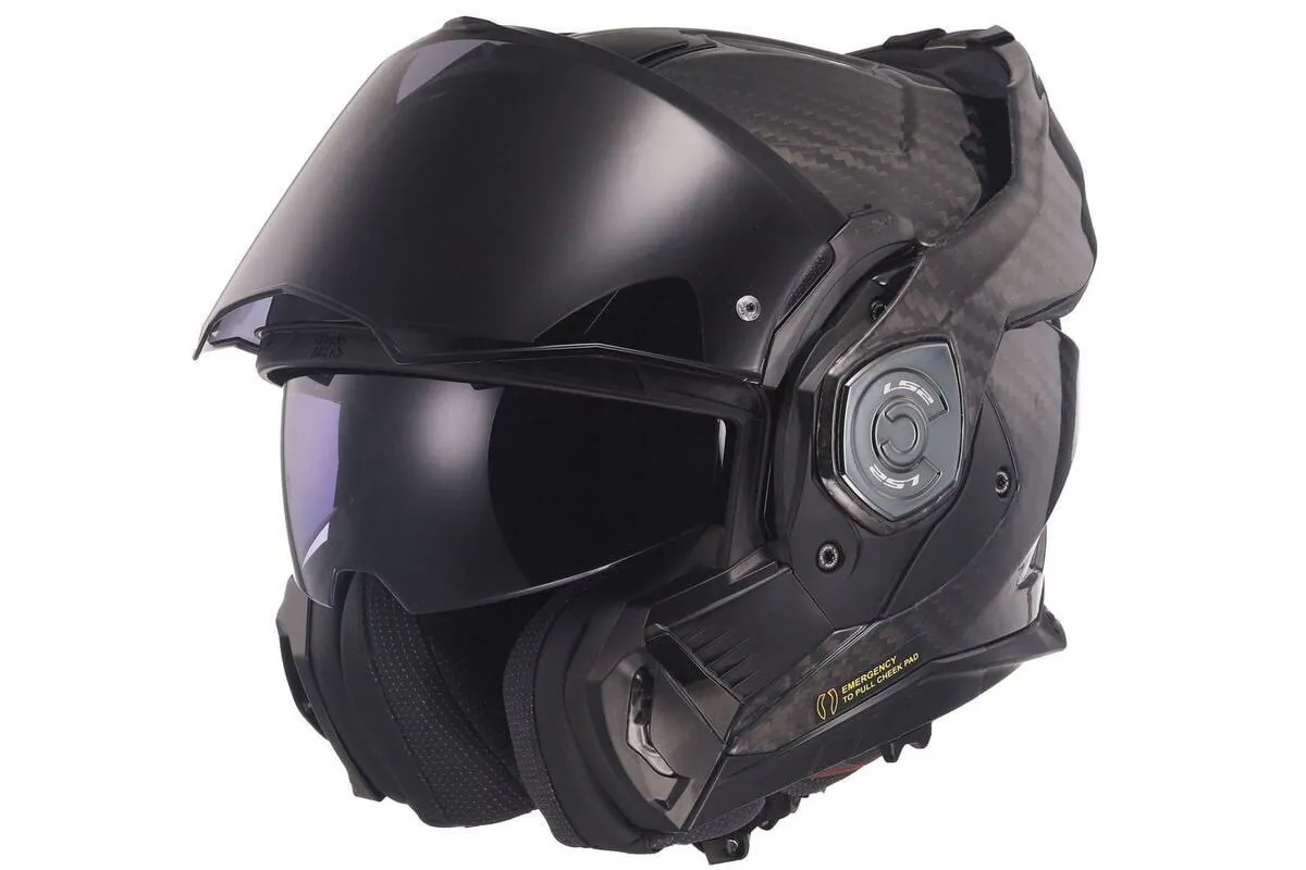LS2 FF901 ADVANT X+ Carbon Fiber Motorcycle Helmet  ⚖️ Ultra-light full face/flip cover dual-purpose  ECE 22.06 P/J dual certification