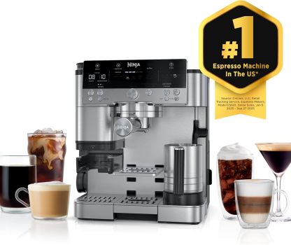 Ninja Luxe Café 3-in-1 Espresso, Drip Coffee and Cold Brew Machine