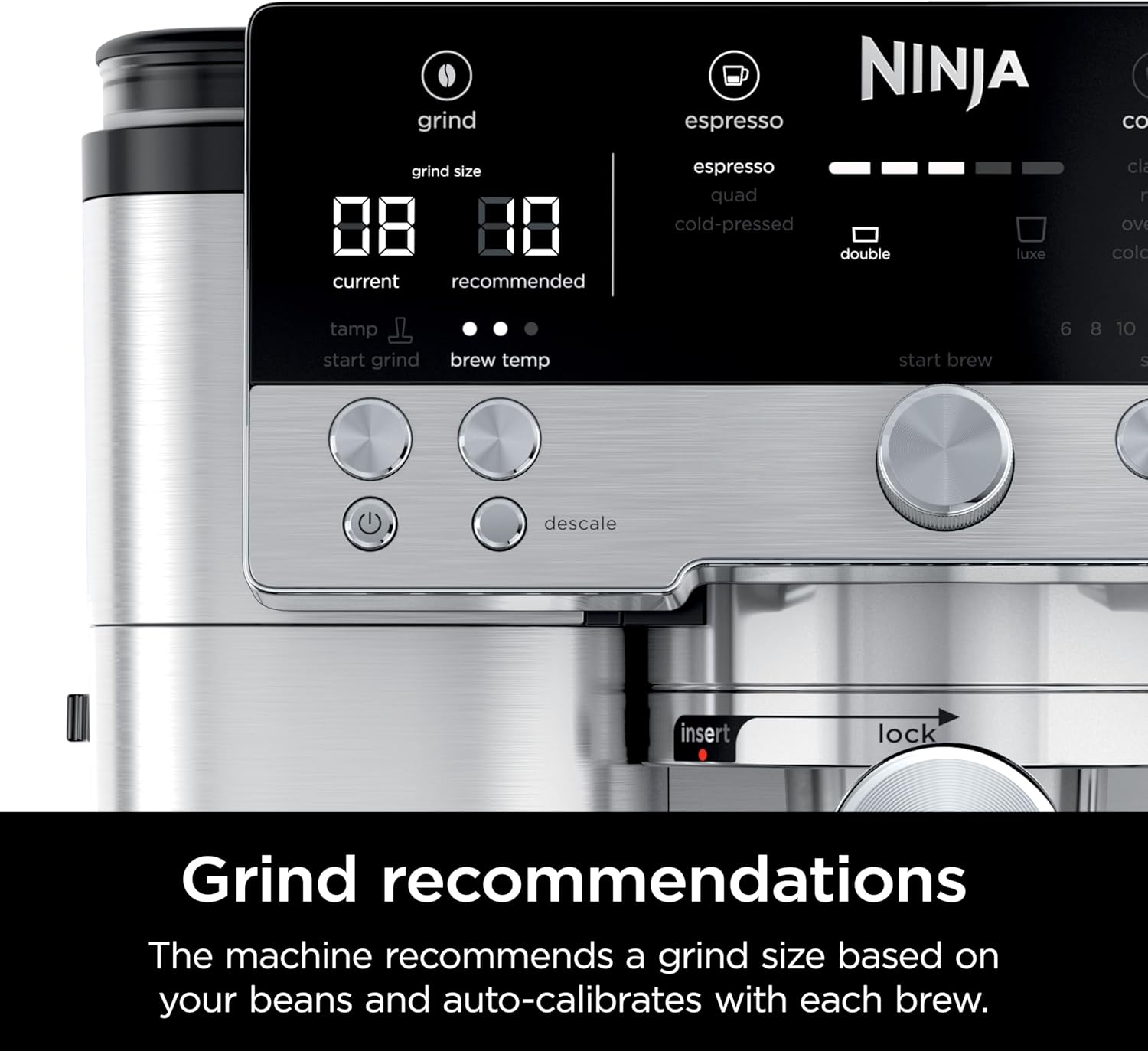 Ninja Luxe Café 3-in-1 Espresso, Drip Coffee and Cold Brew Machine