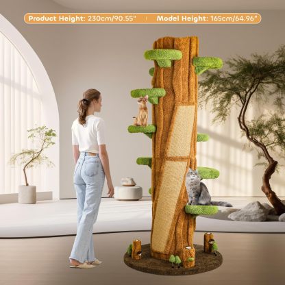 🐱 Oversized Luxury Cat Tree Tower for Multi-Cat Homes