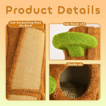 🐱 Oversized Luxury Cat Tree Tower for Multi-Cat Homes