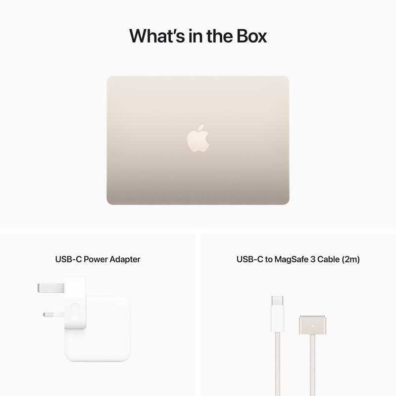 Air 13-inch  M2 chip 8CGPU, 16GB, 256GB - Starlight [MC7W4ZP/A]