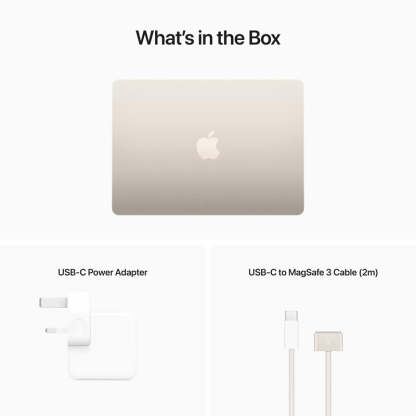 Air 13-inch  M2 chip 8CGPU, 16GB, 256GB - Starlight [MC7W4ZP/A]