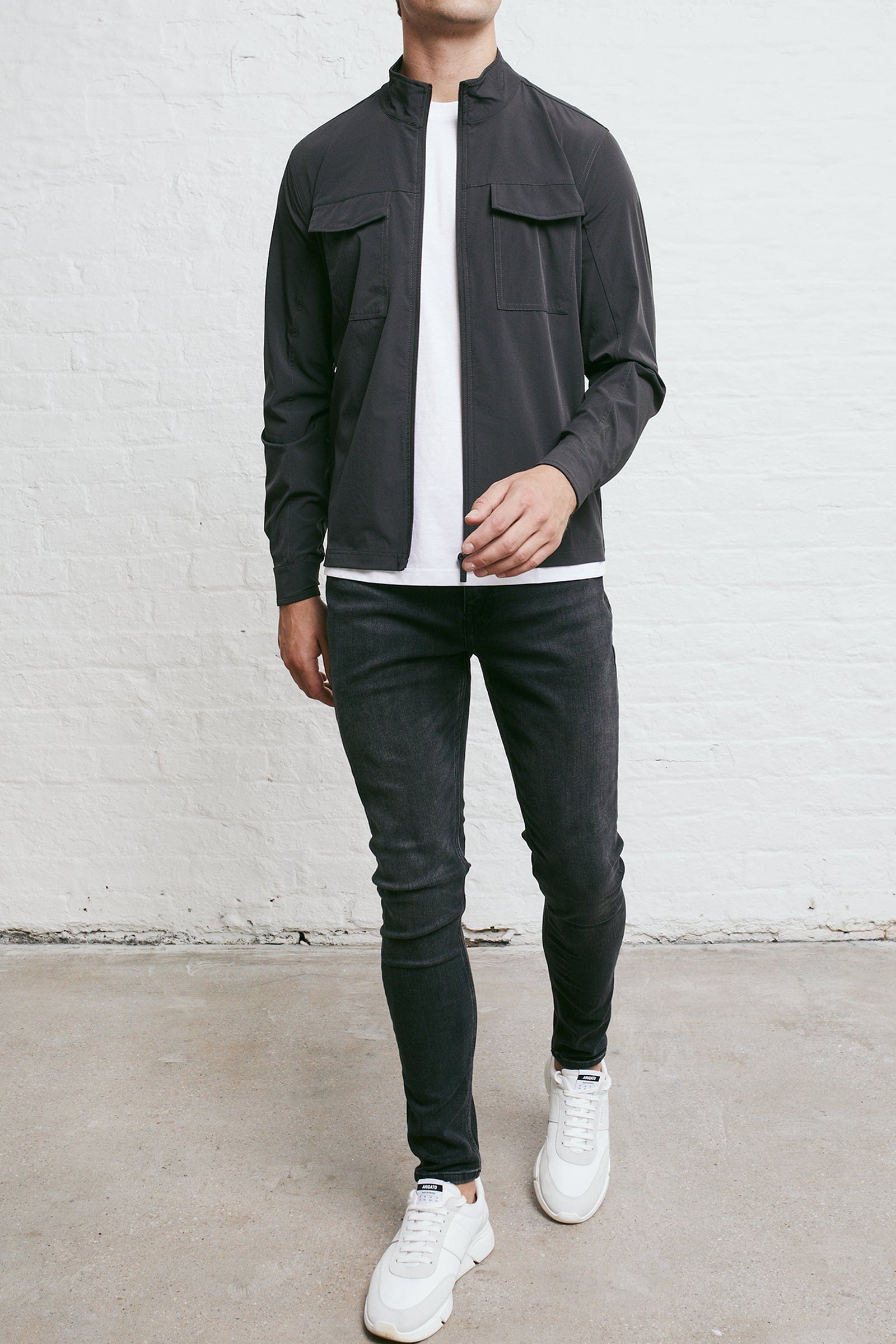 Cargo Jacket -  Charcoal