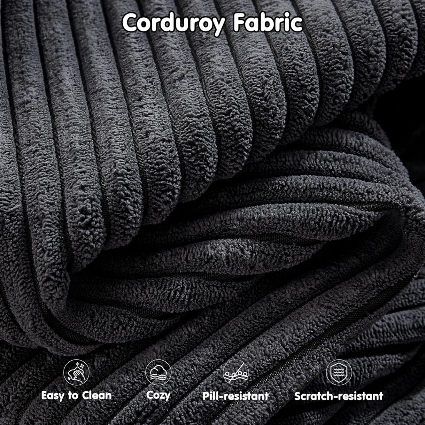 💥Last Day $39.99! 🔥Minimalist L-Shape Couch