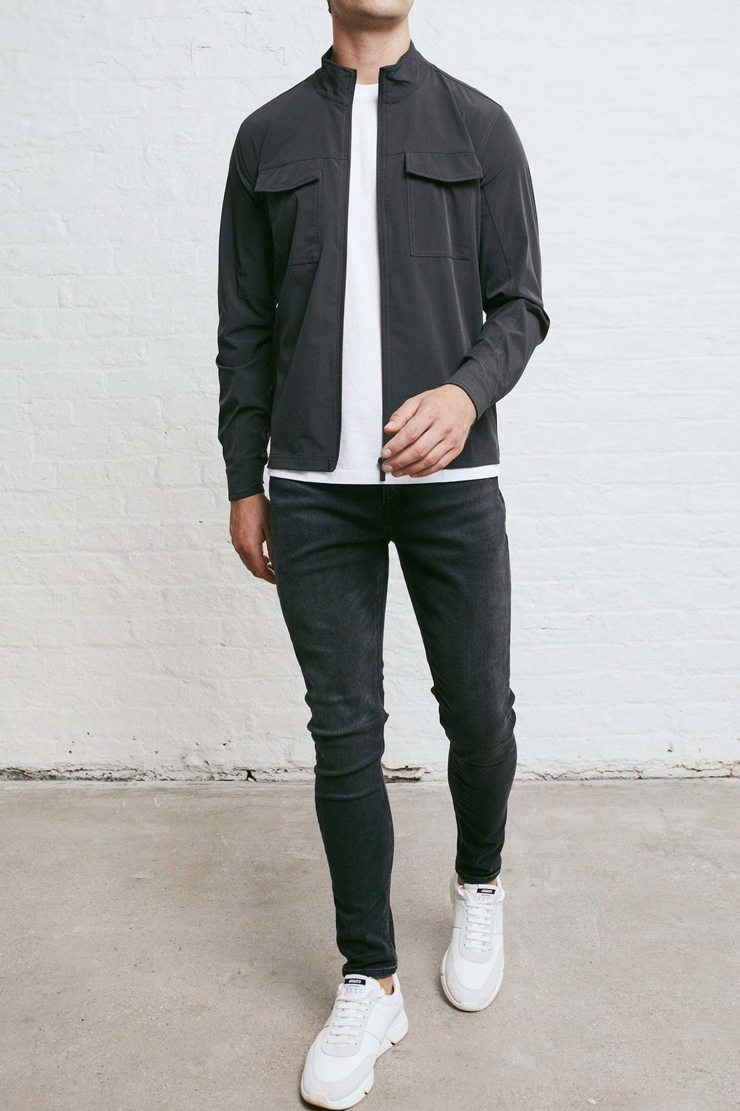 Cargo Jacket -  Charcoal