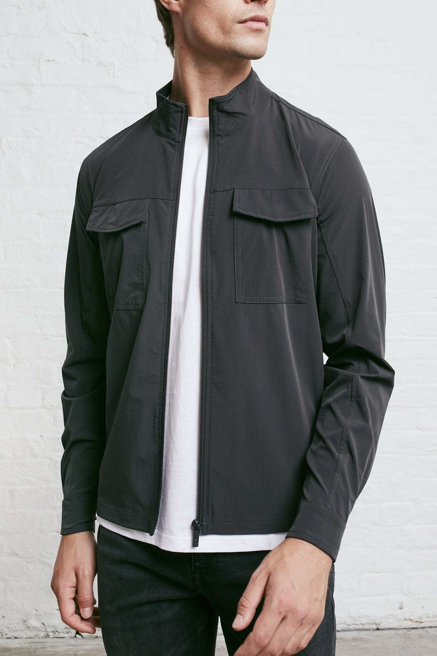 Cargo Jacket -  Charcoal