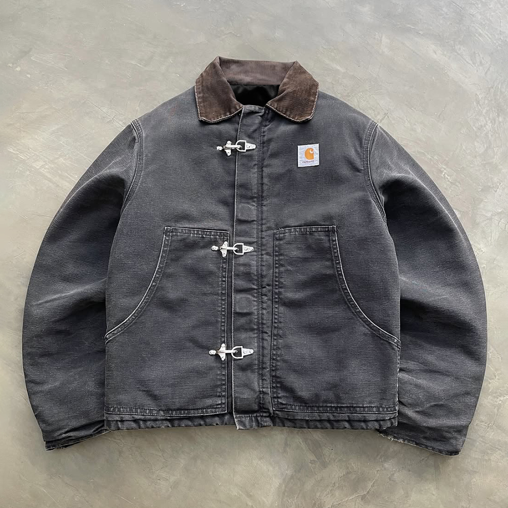 Personalized Buttons Solid Long Sleeve Zipped Jacket-Maverick