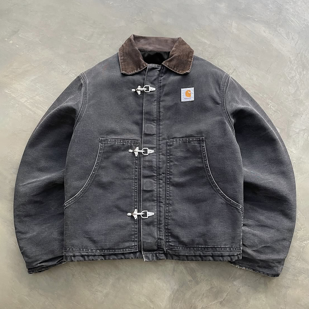 Personalized Buttons Solid Long Sleeve Zipped Jacket-Maverick