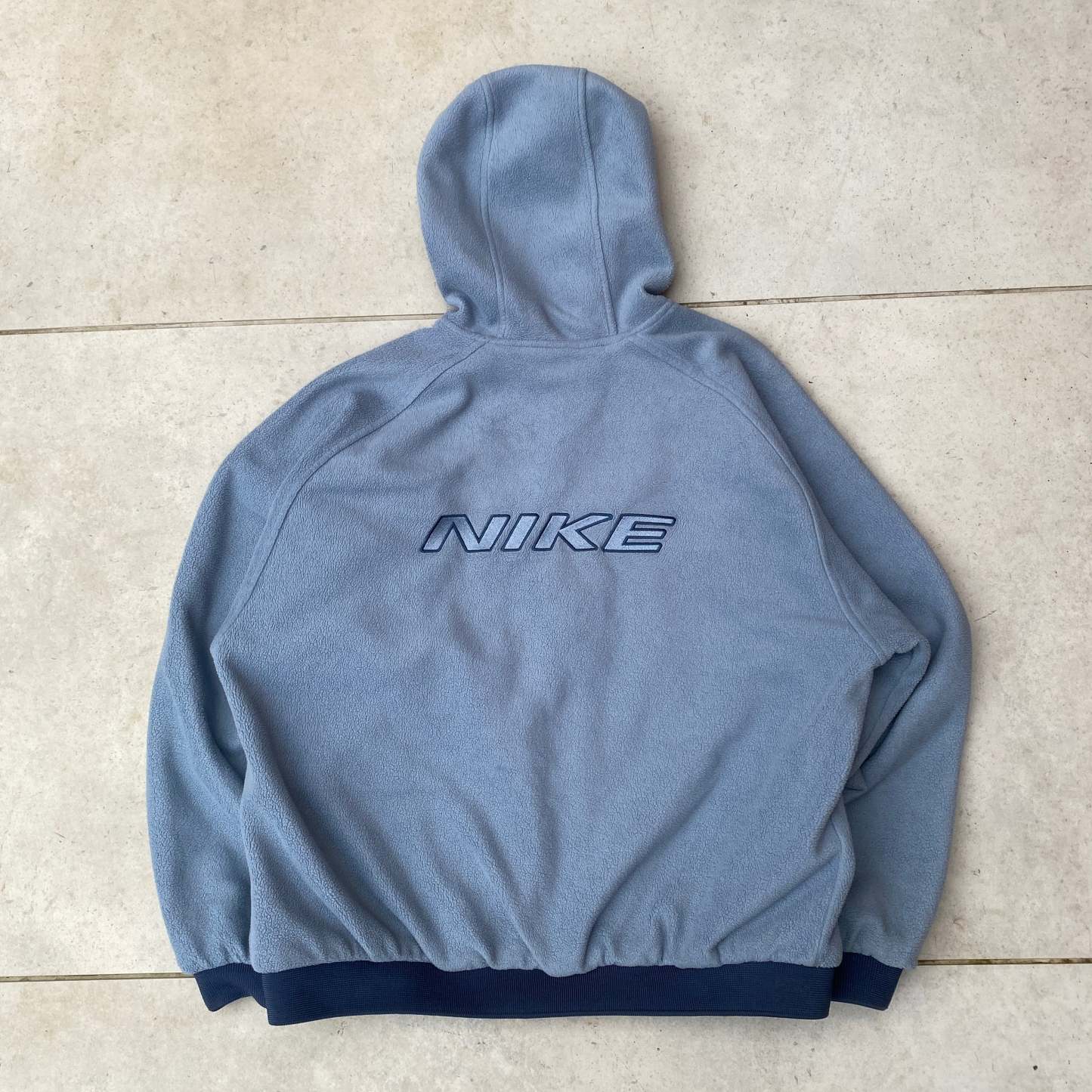 2000'sReversible Fleece Coat Jacket Blue-Maverick