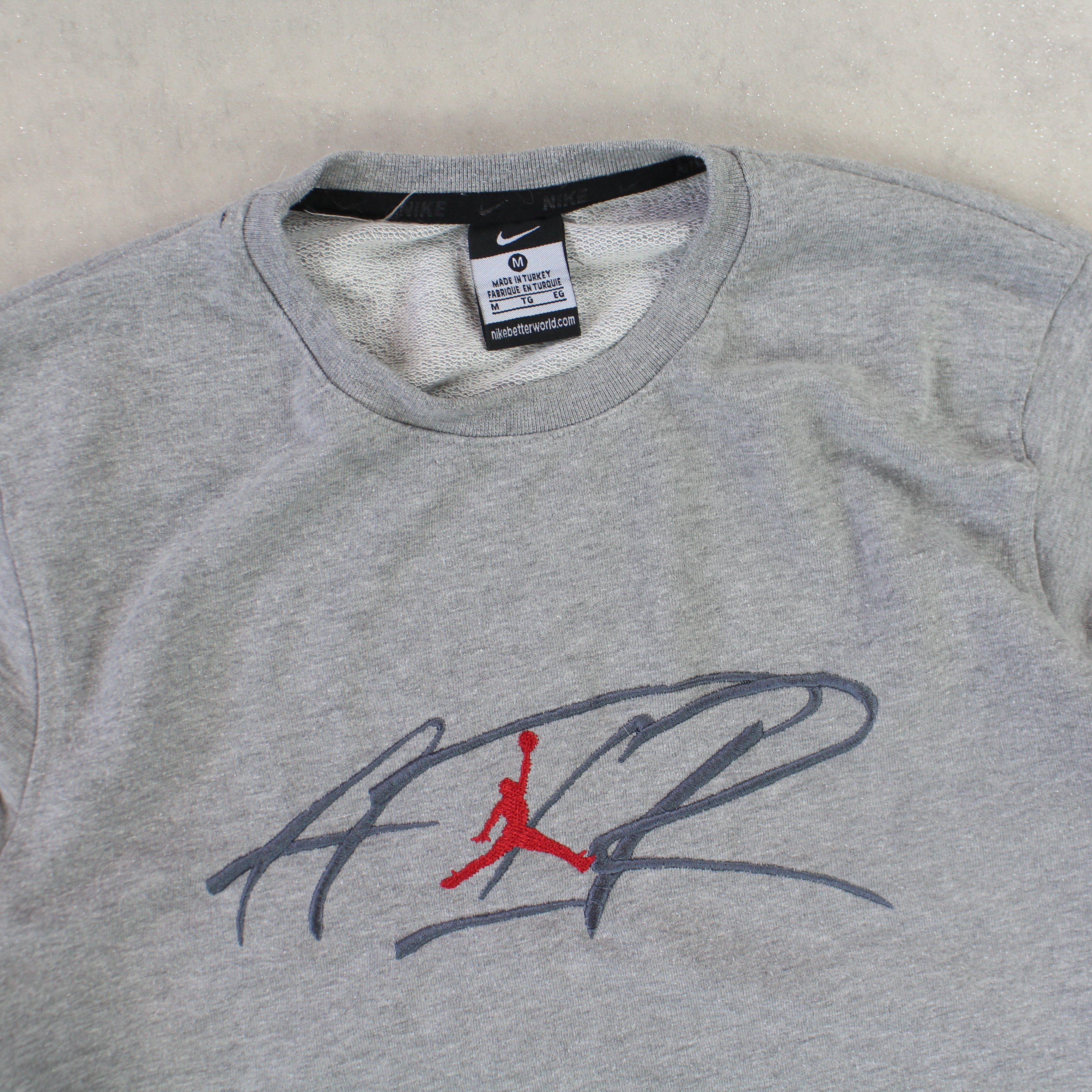 RARE 2000s  Jordan Sweatshirt Grey-Maverick