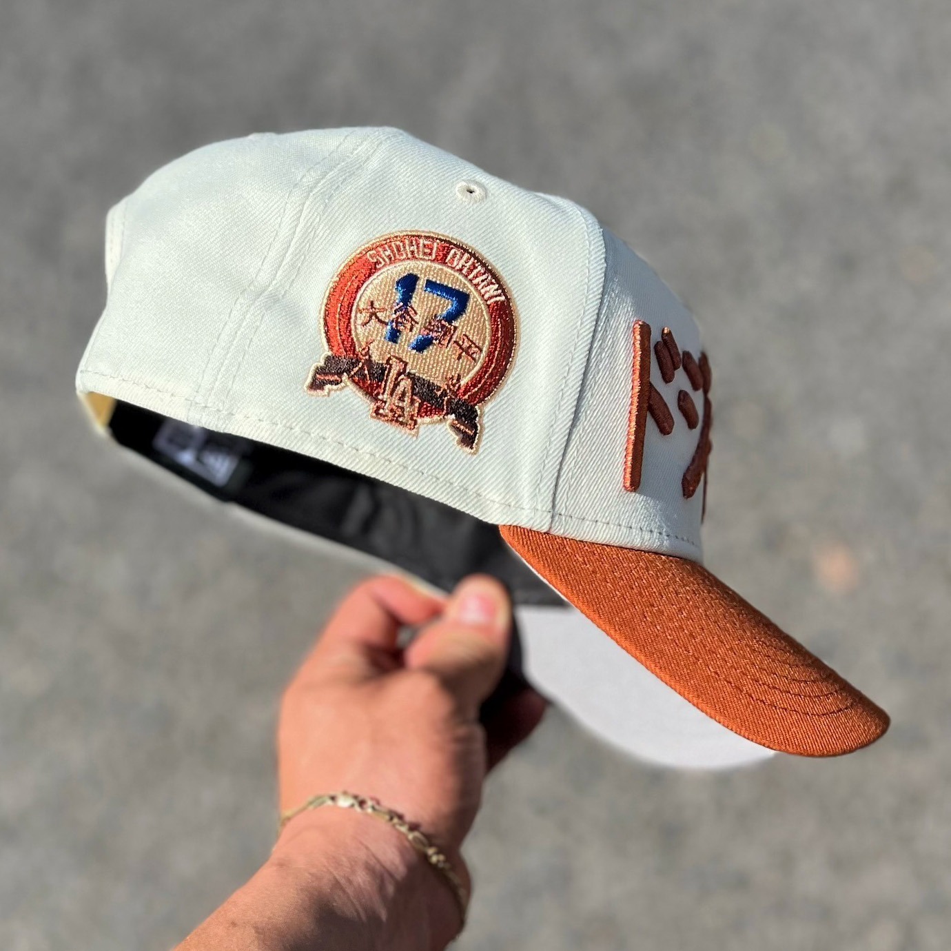 NEW ERA LOS ANGELES DODGERS SHOHEI OHTANI CHROME RUSTY TWO TONE EMBROIDERED CASUAL BASEBALL CAP-Maverick