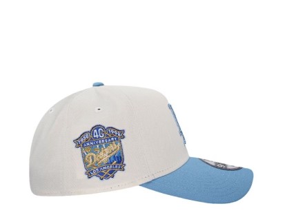 NEW ERA LOS ANGELES DODGERS 40TH ANNIVERSARY CHROME GOLD EDITION 9FORTY A FRAME SNAPBACK HAT-Maverick