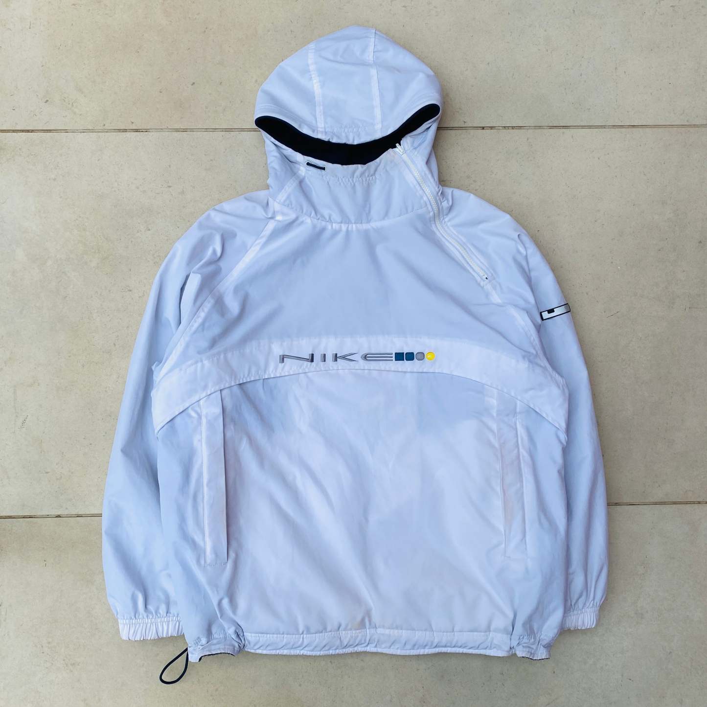 2000'sReversible Sidewinder Fleece Jacket Blue White-Maverick