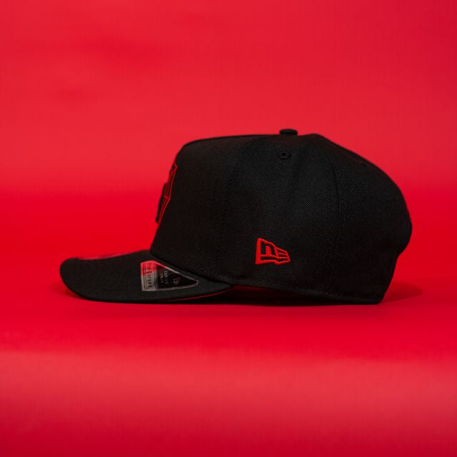 NEW ERA EXCLUSIVE 9FIFTY A-FRAME BLACK LOS ANGELES DODGERS W/ SPIDER WEB LOGO + 2024 MVP "SHOHEI OHTANI" SIDE PATCH-Maverick