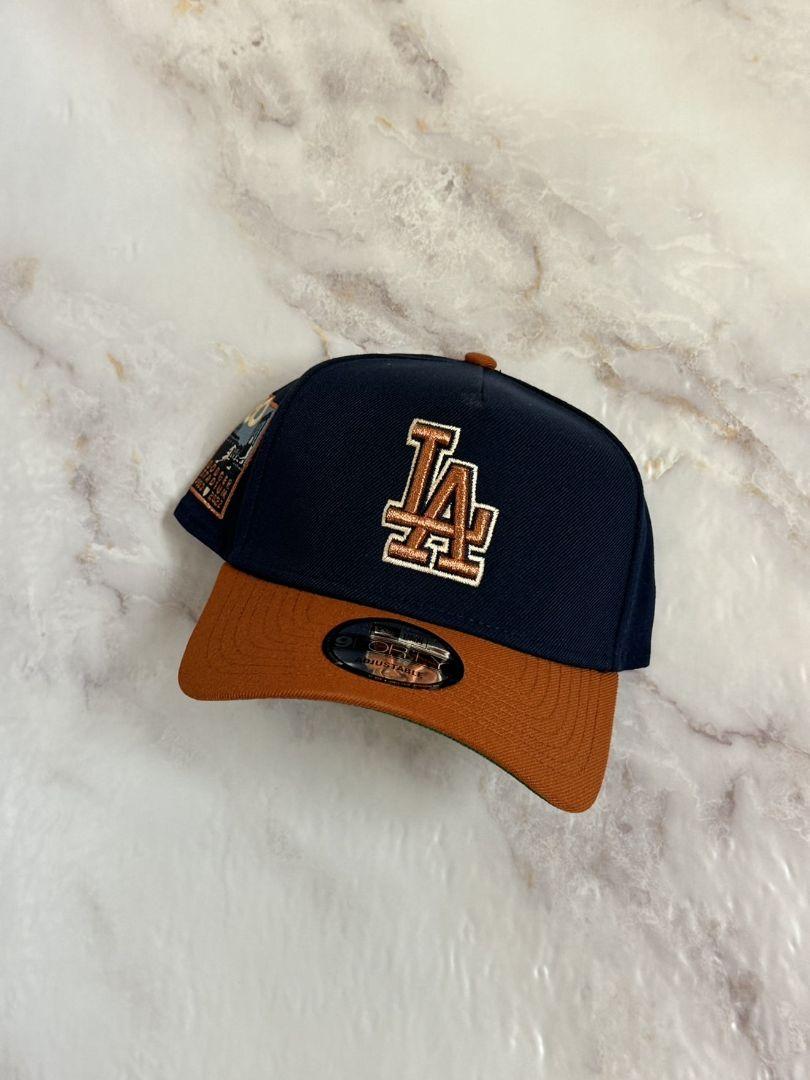 NEW ERA LOS ANGELES DODGERS 60TH ANNIVERSARY COPPER TWO TONE 9FORTY A FRAME SNAPBACK HAT-Maverick
