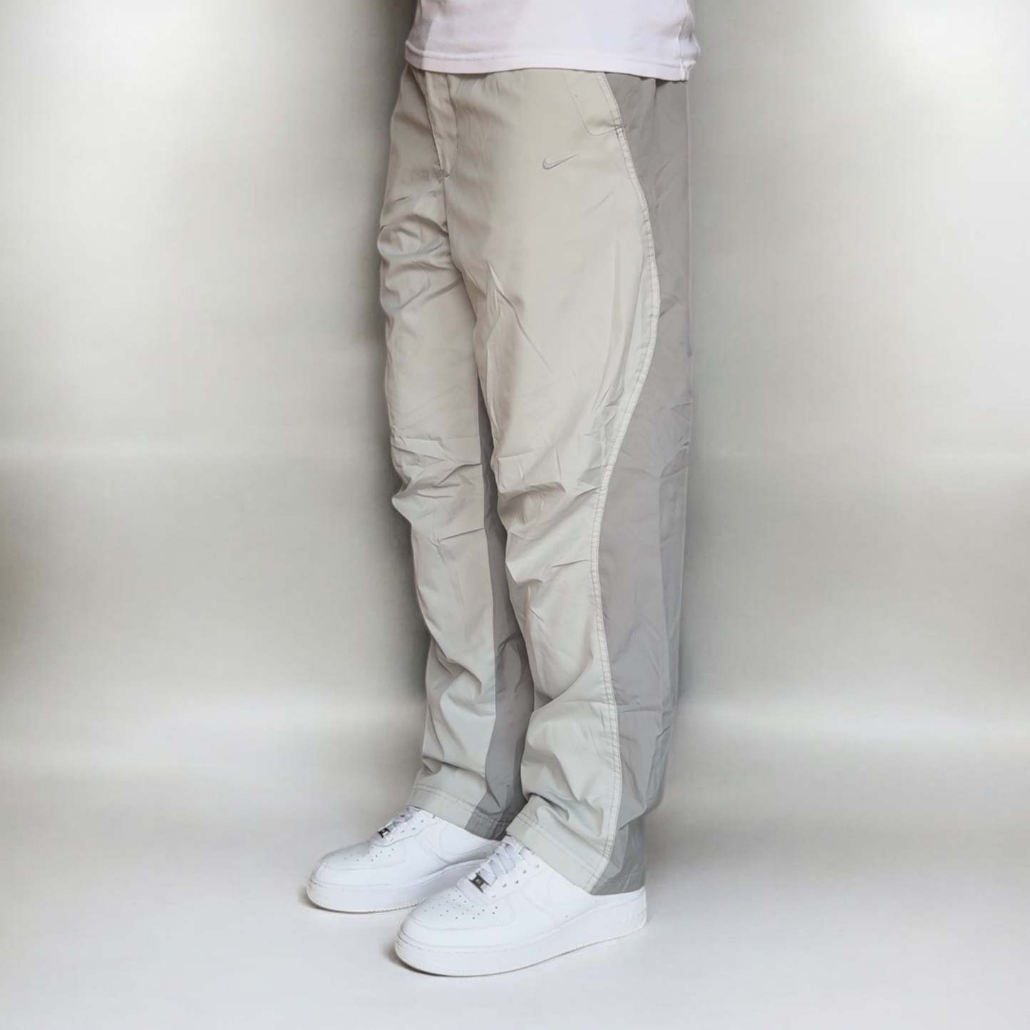 RARE 2000s Baggy Trackpants Grey-Maverick