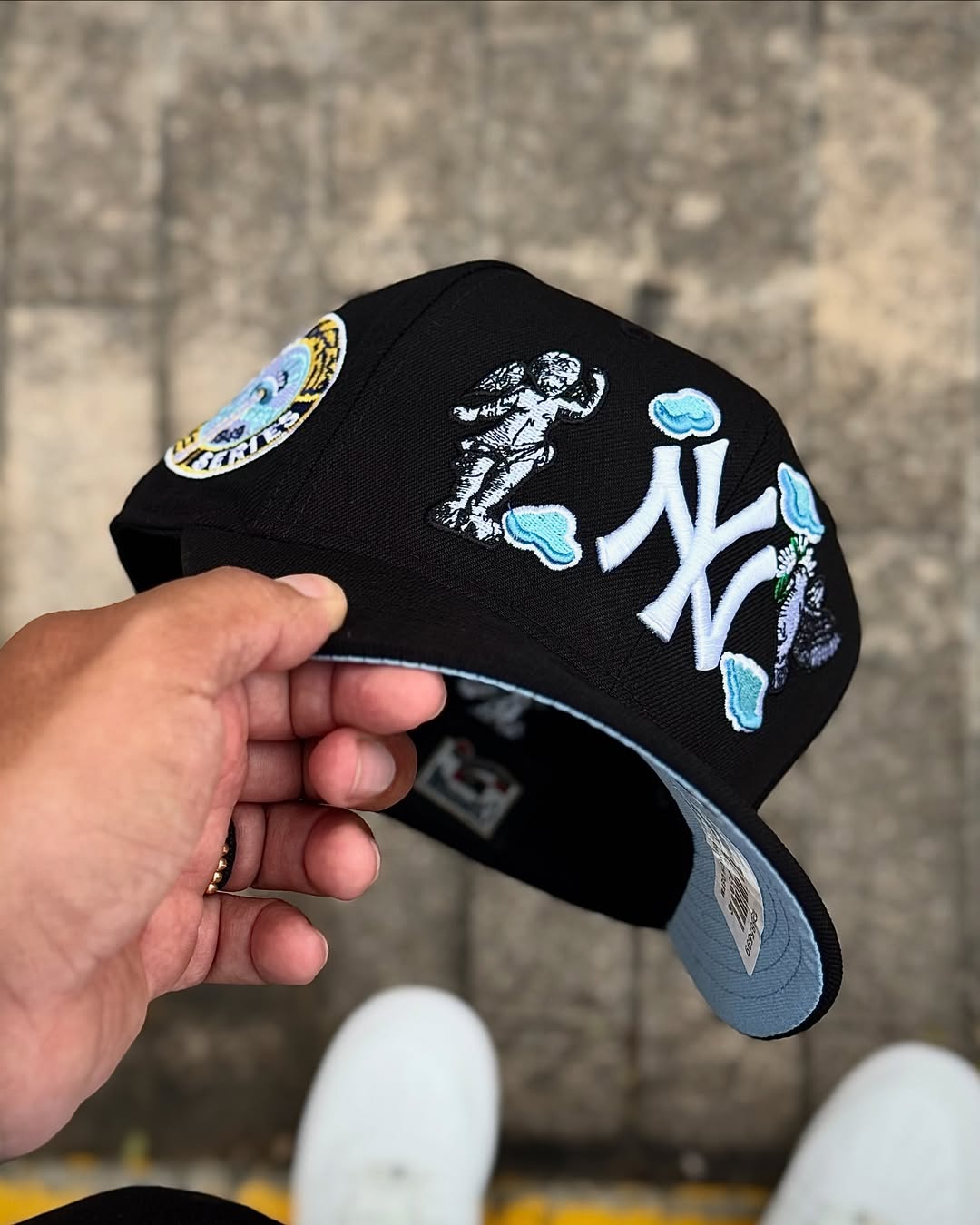 NEW ERA NY YANKEES OF WORLD SERIES EMBROIDERED CASUAL BASEBALL CAP-Maverick