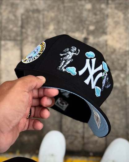 NEW ERA NY YANKEES OF WORLD SERIES EMBROIDERED CASUAL BASEBALL CAP-Maverick
