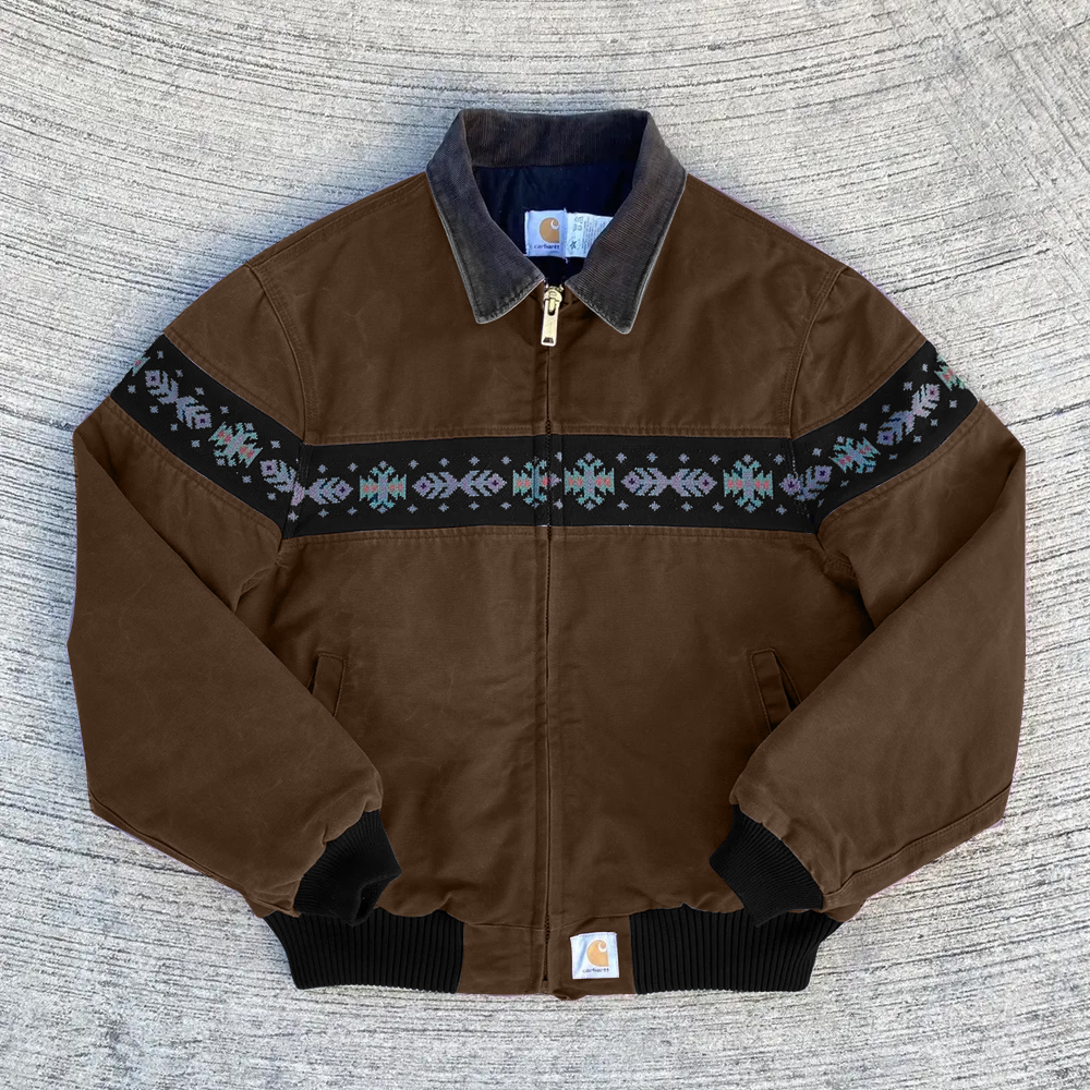 Tribal Vintage Lapel Tie Lined Jacket-Maverick
