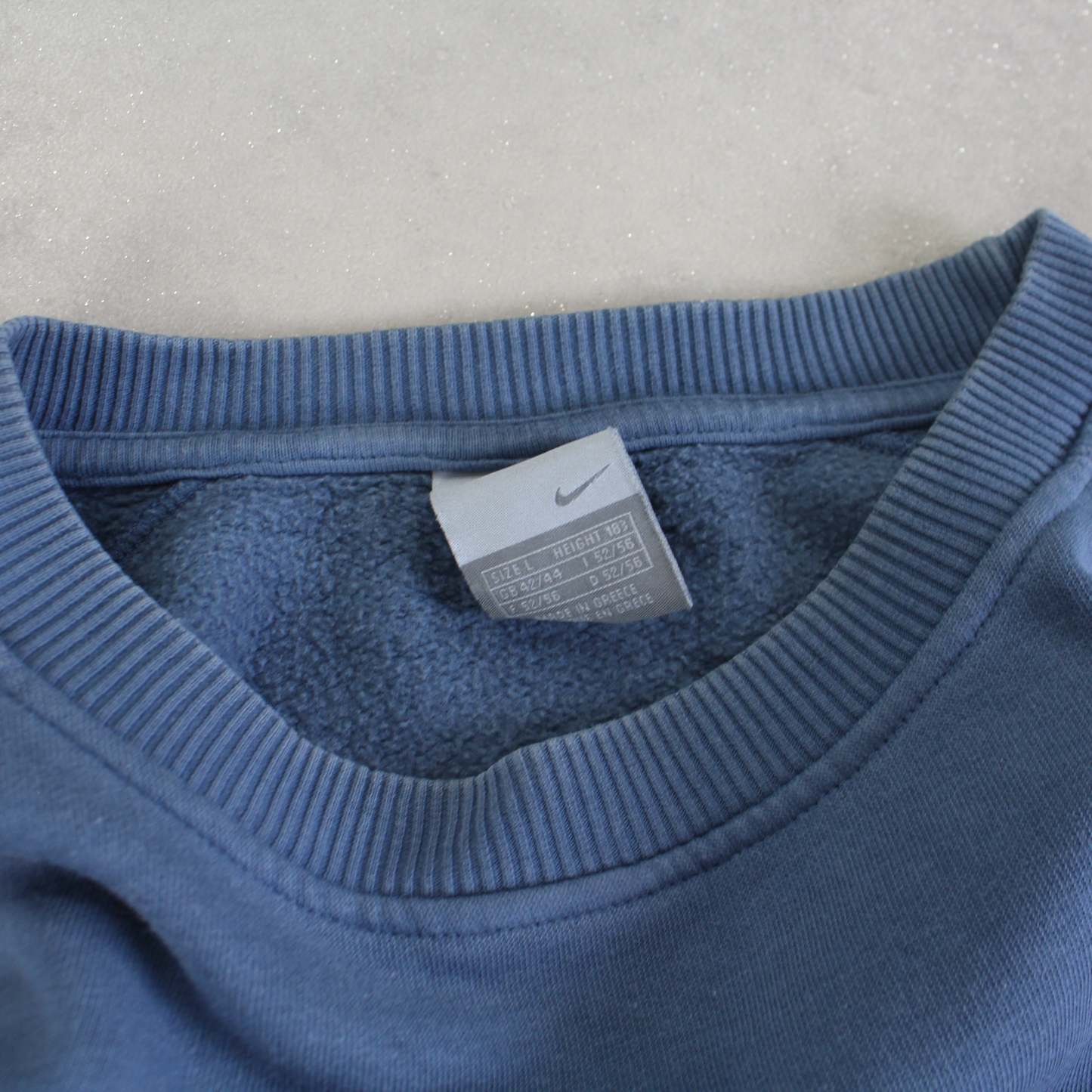 RARE 2000s  Swoosh Sweatshirt Blue-Maverick