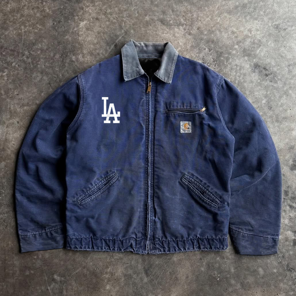 Casual Classic Logo Print Long Sleeve Zipped Jacket-Maverick