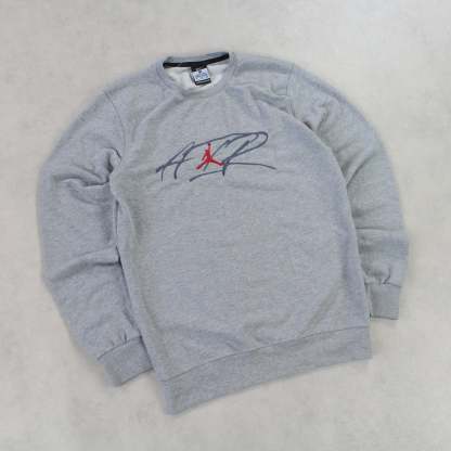 RARE 2000s  Jordan Sweatshirt Grey-Maverick