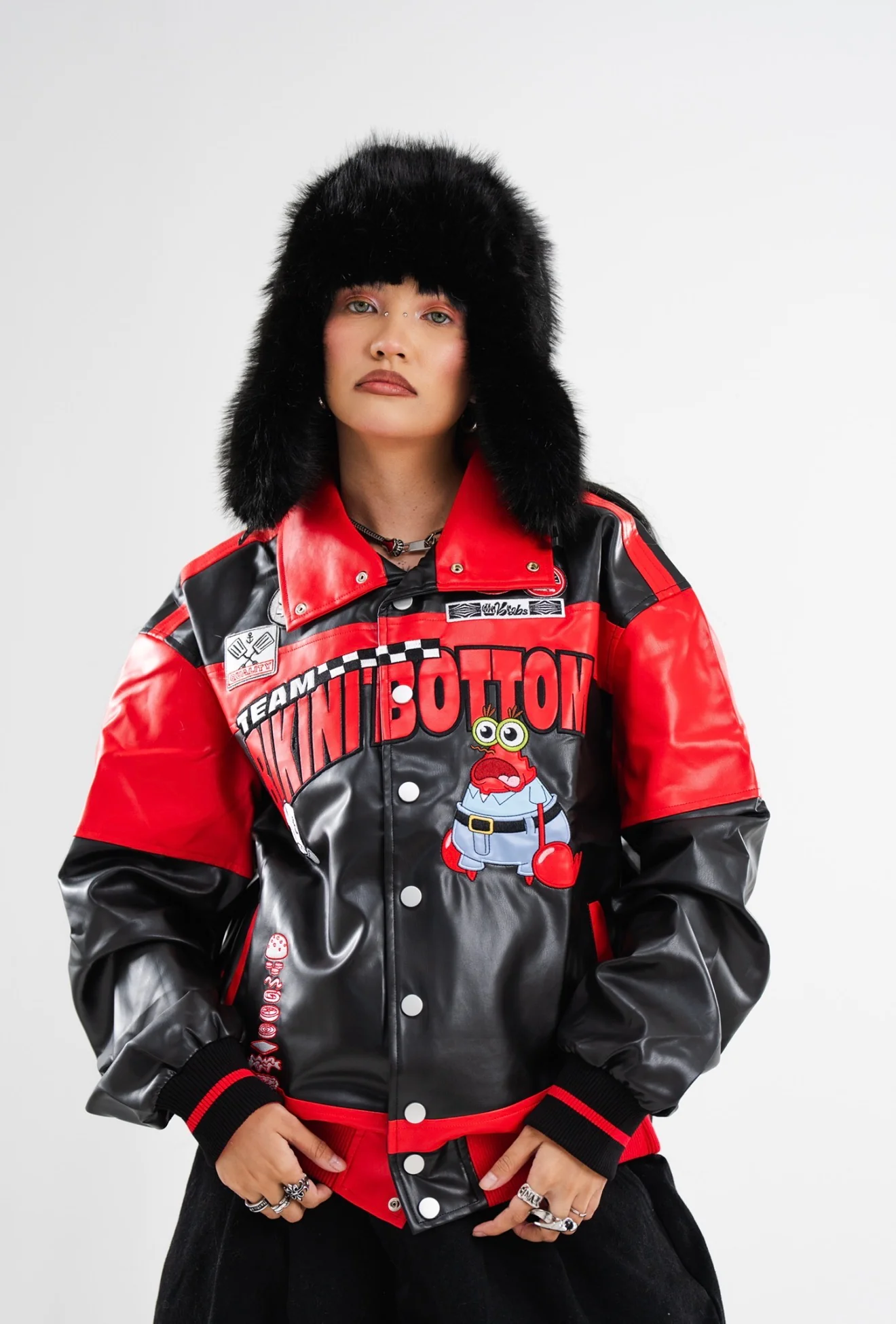 PRE-ORDER: MR. KRABS LEATHER JACKET