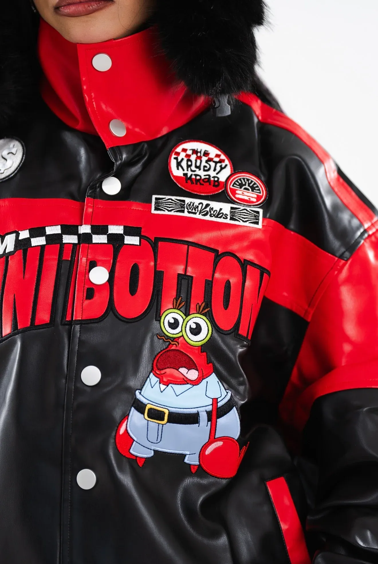 PRE-ORDER: MR. KRABS LEATHER JACKET