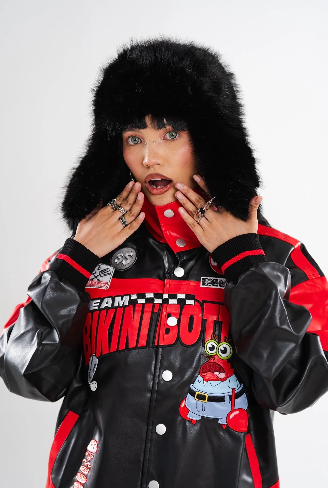 PRE-ORDER: MR. KRABS LEATHER JACKET