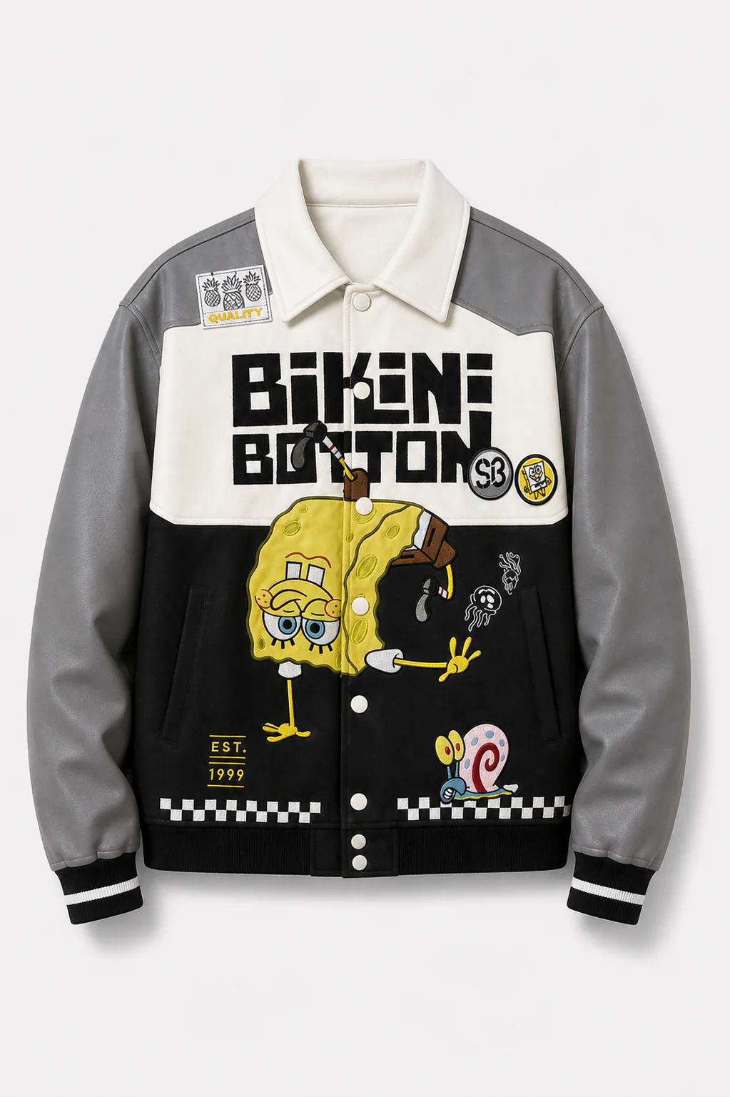 PRE-ORDER: SPONGEBOB LEATHER JACKET