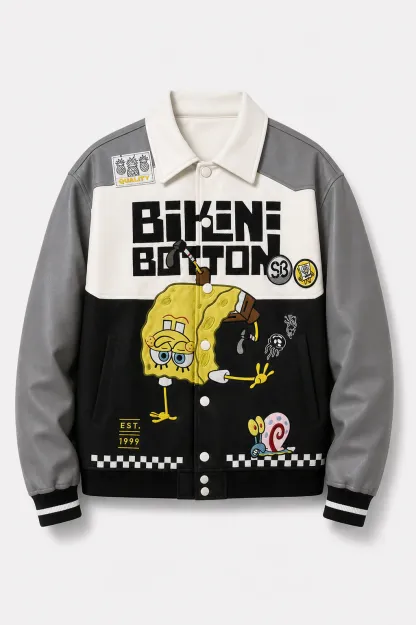 PRE-ORDER: SPONGEBOB LEATHER JACKET