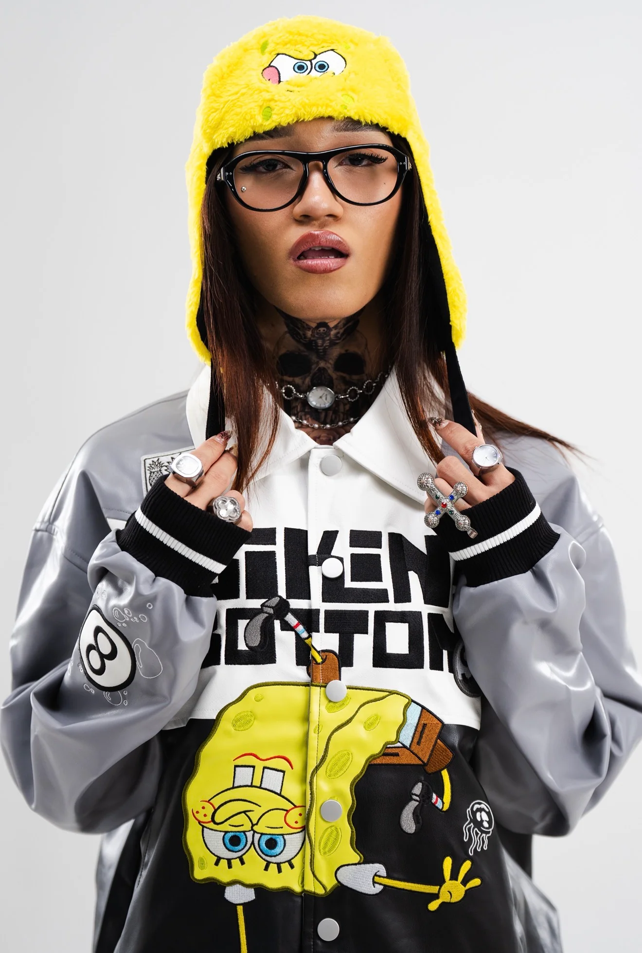 PRE-ORDER: SPONGEBOB LEATHER JACKET