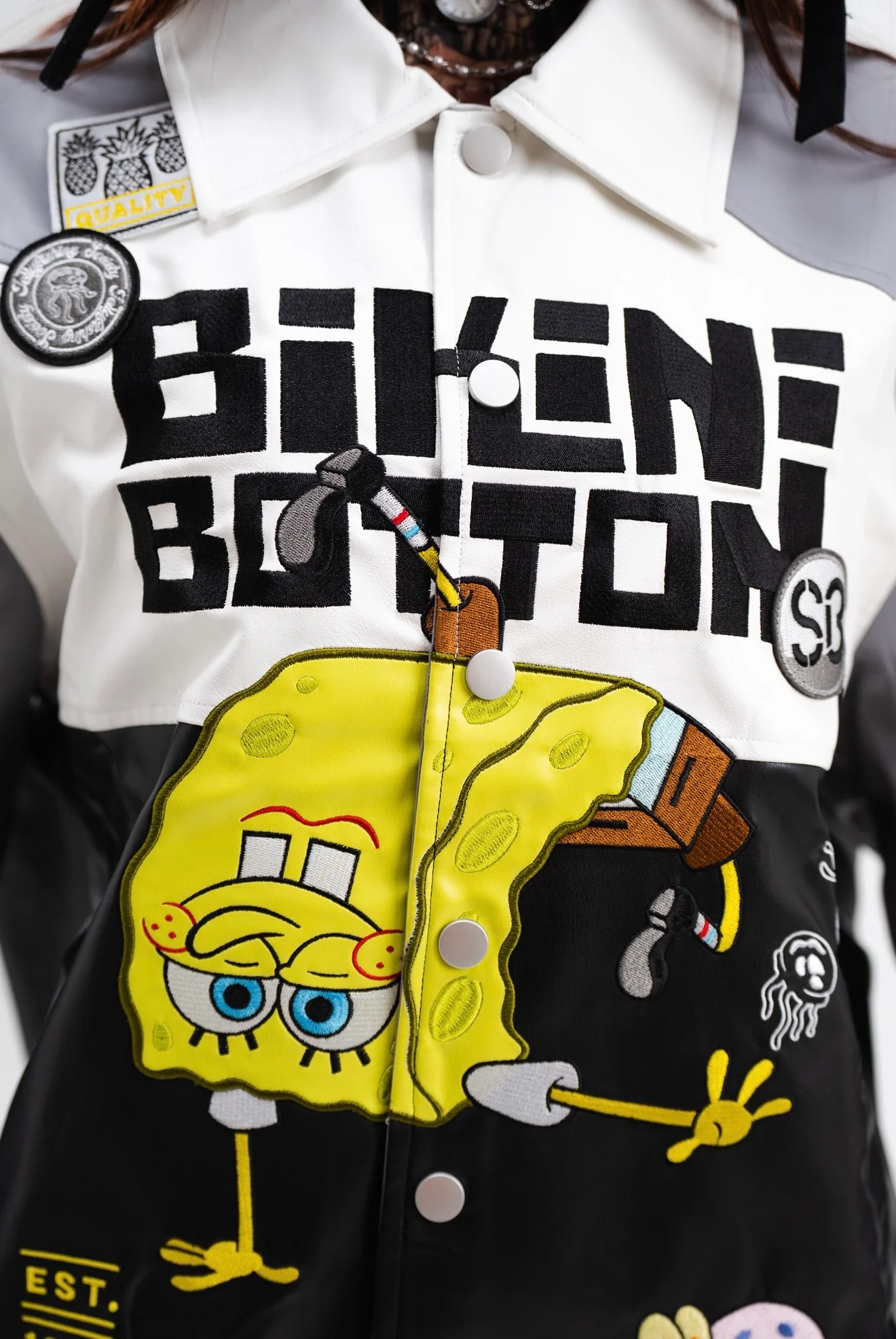 PRE-ORDER: SPONGEBOB LEATHER JACKET