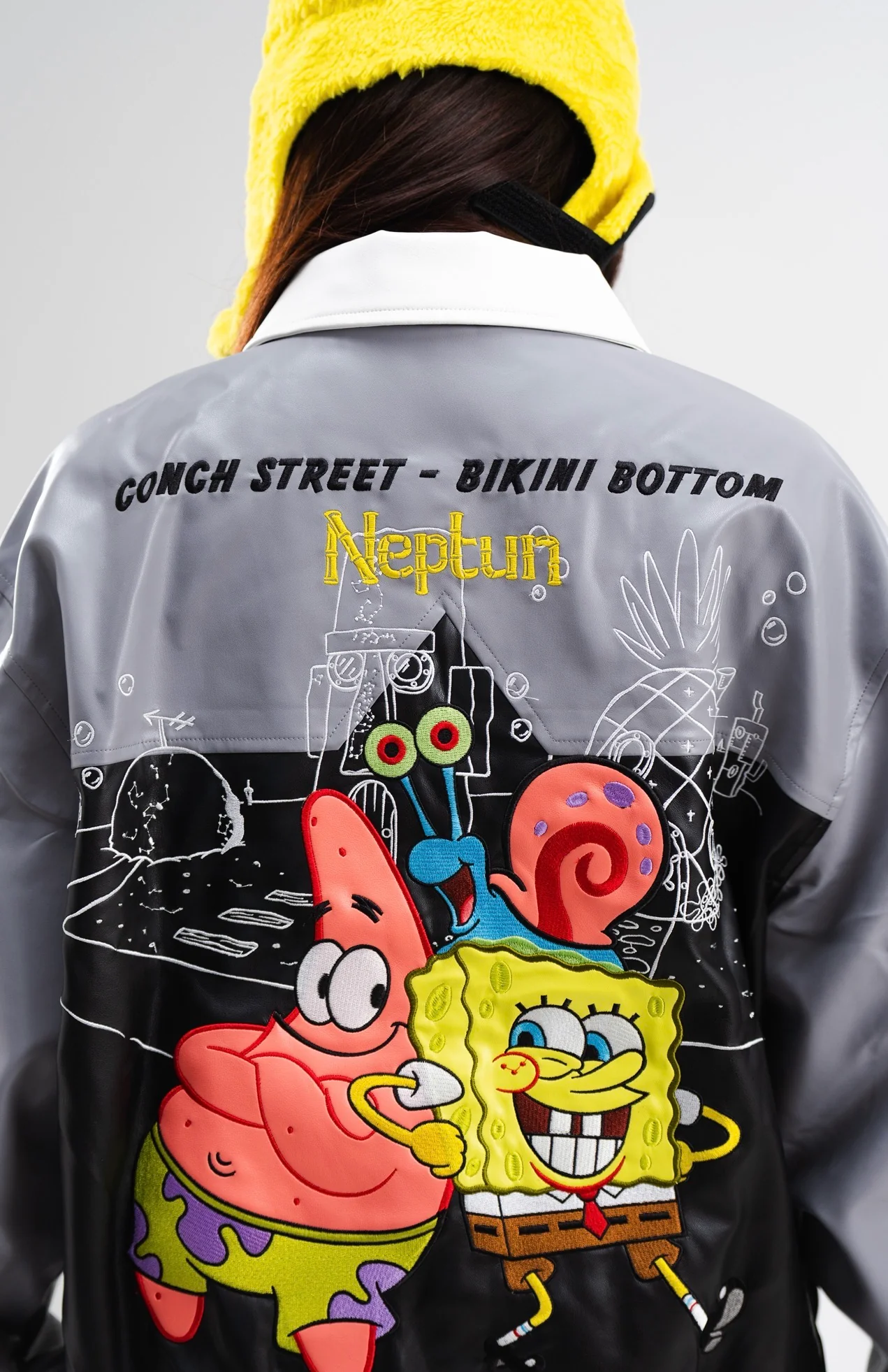 PRE-ORDER: SPONGEBOB LEATHER JACKET