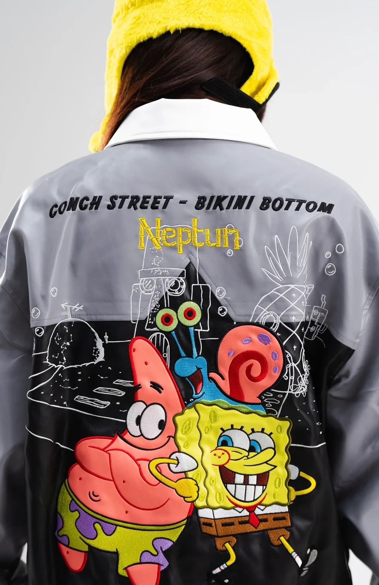 PRE-ORDER: SPONGEBOB LEATHER JACKET