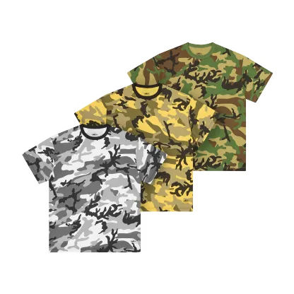 GUERILLAZ CAMO TEE [3PK] [MIXED]