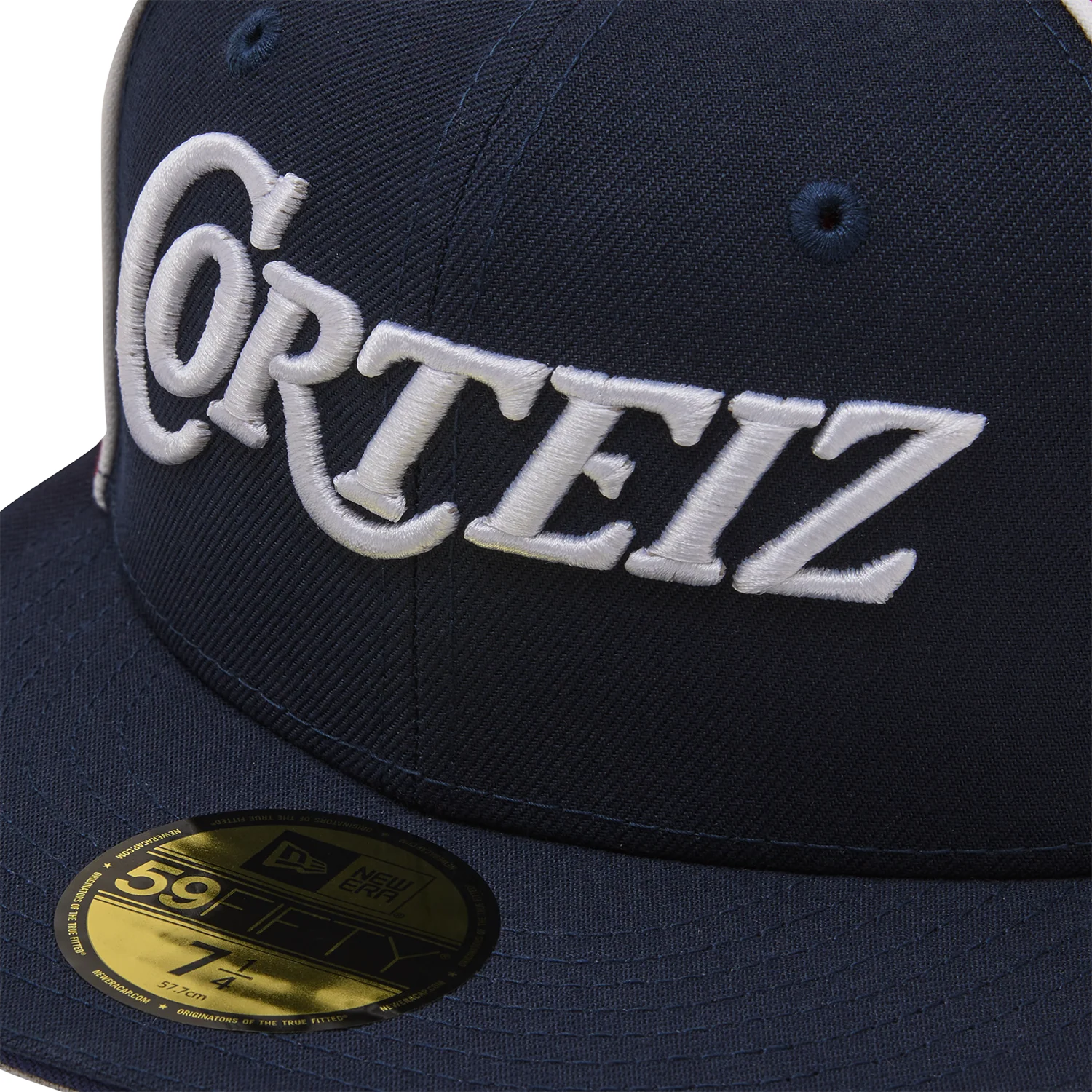 PIRATE RADIO NEW ERA FITTED CAP [NAVY/RED]