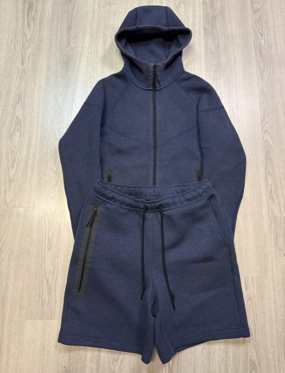 Tech Fleece Sweatshirt & Shorts Set-20 colors Image - 4