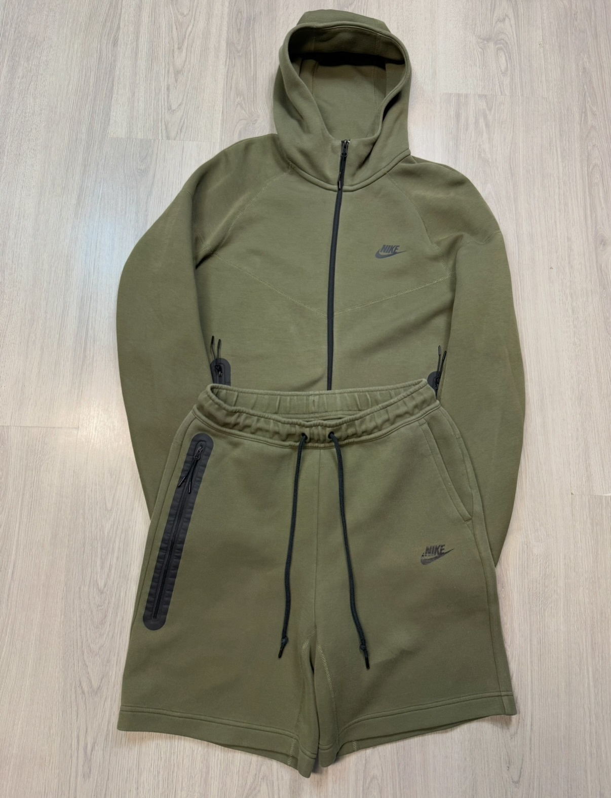 Tech Fleece Sweatshirt & Shorts Set-20 colors Image - 5