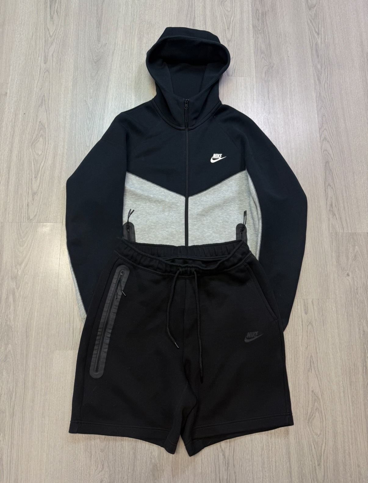 Tech Fleece Sweatshirt & Shorts Set-20 colors Image - 15