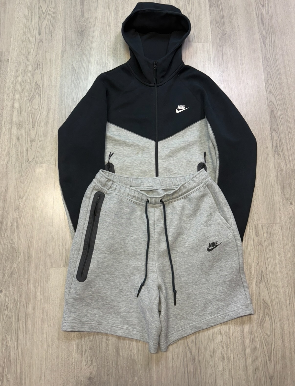 Tech Fleece Sweatshirt & Shorts Set-20 colors Image - 14