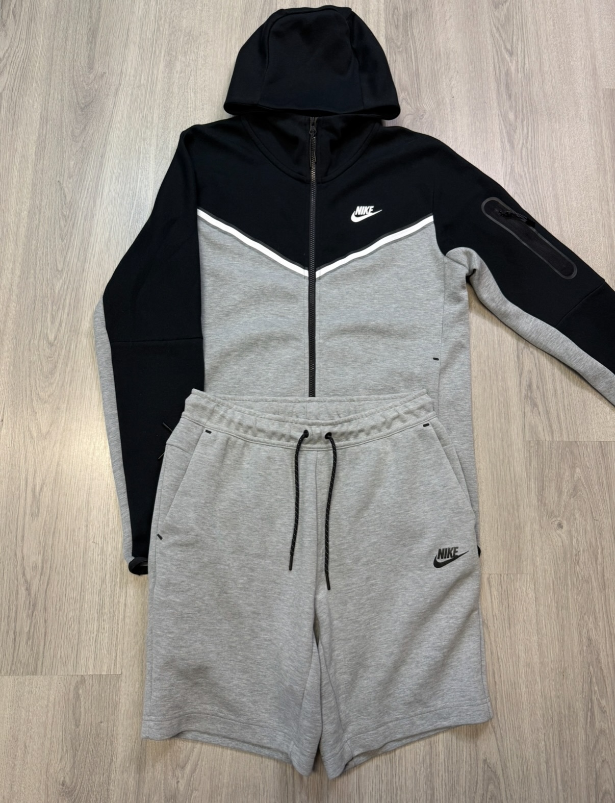 Tech Fleece Sweatshirt & Shorts Set-20 colors Image - 16